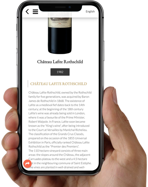Web App installable vin.co sur smartphone